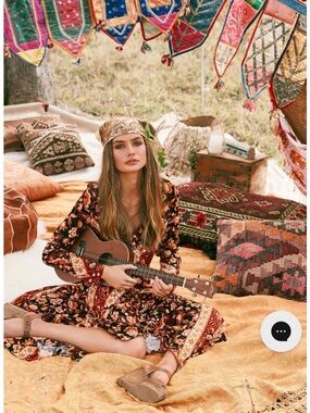 Spell Lolita Gown, 70’s Rust, Size Medium